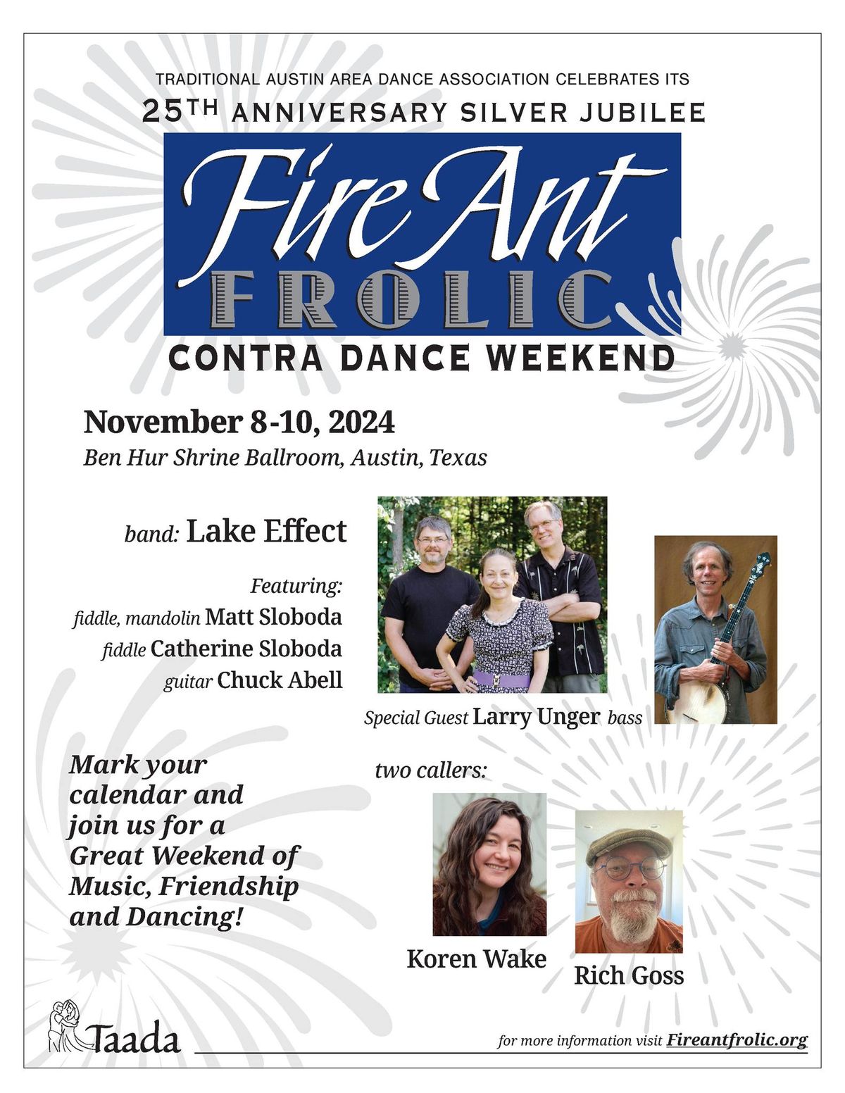 Fire Ant Frolic Contra Dance Weekend