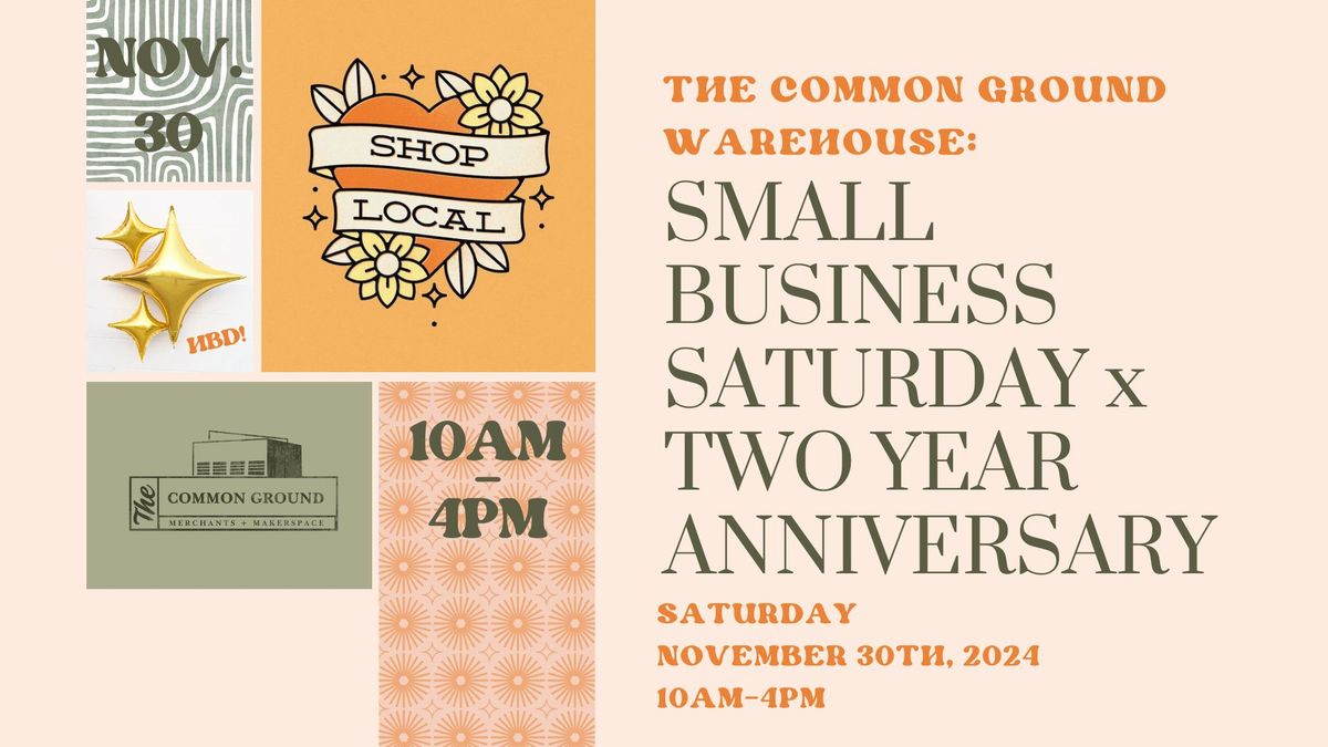 Small Business Saturday x Two Year Anniversary Market \u2728