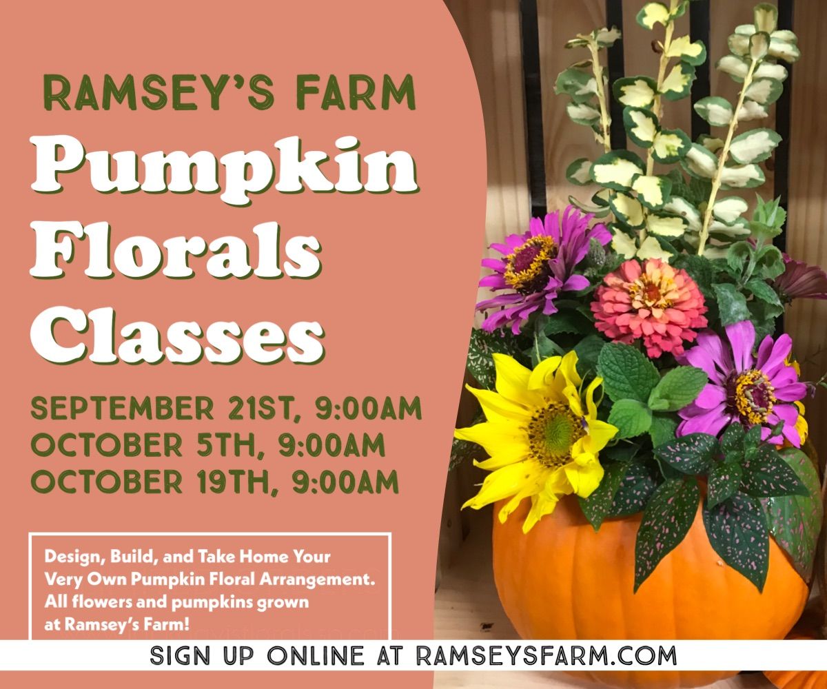 Ramsey\u2019s Farm Pumpkin Floral Class