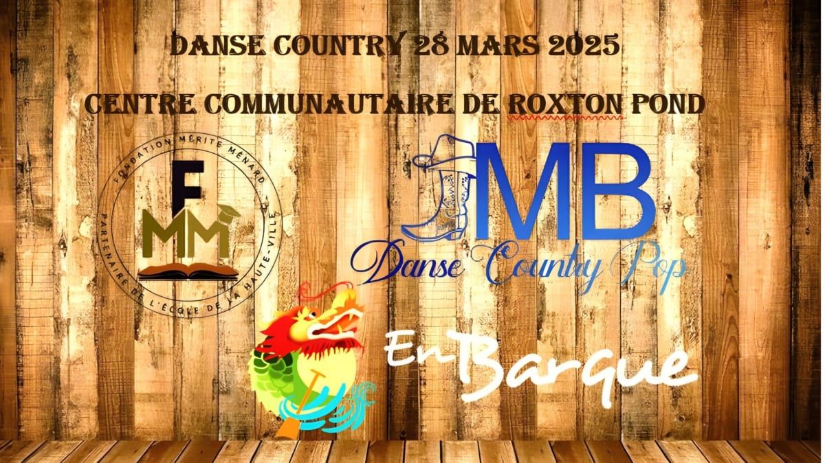 Soir\u00e9e country au profit du D\u00e9fi En Barque et de la Fondation M\u00e9rite M\u00e9nard