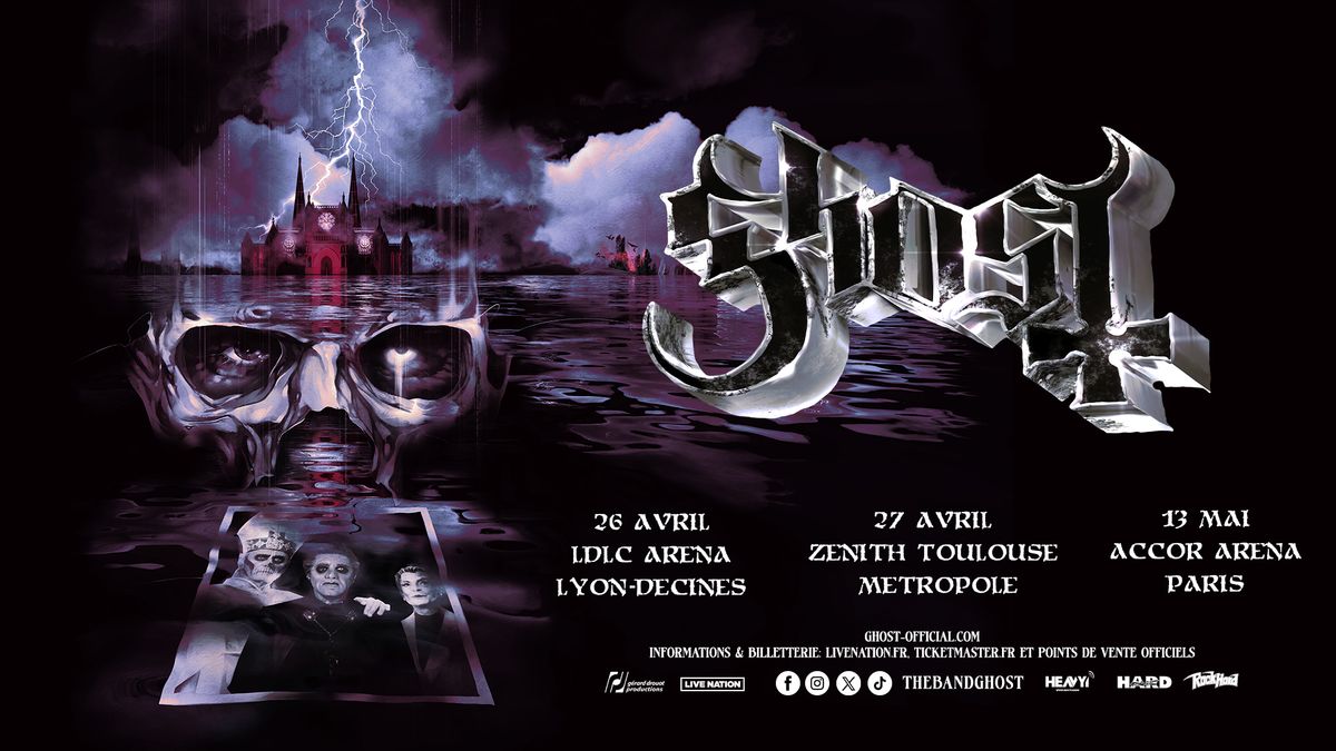 GHOST \u2022 Samedi 26 avril 2025 \u2022 Lyon - LDLC Arena 