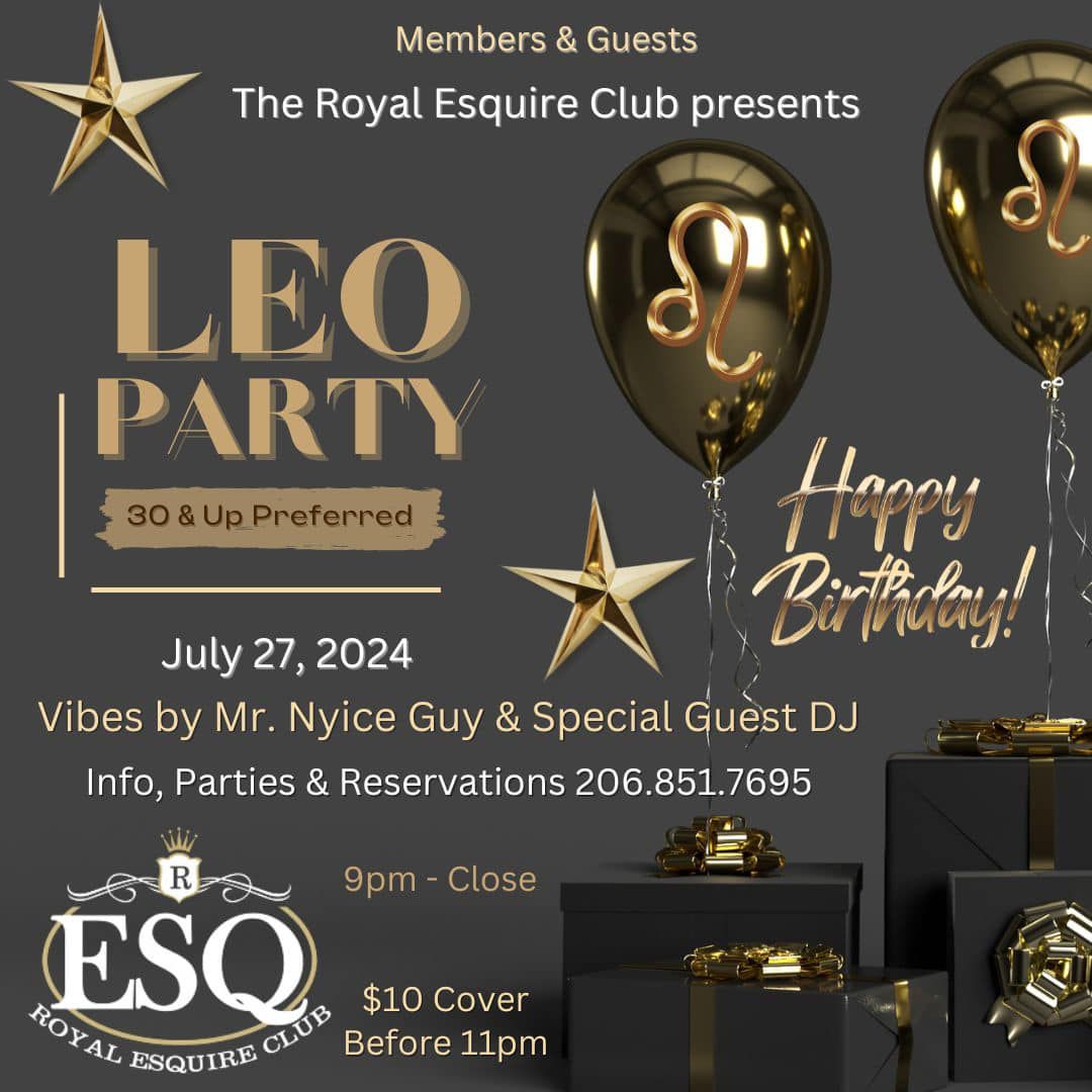 THE 30 & OVER LEO PARTY