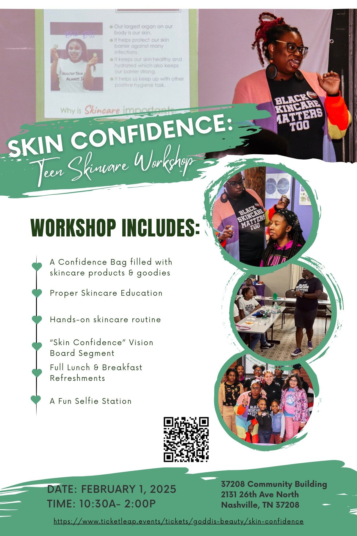 Skin Confidence: Teen Skincare Workshop