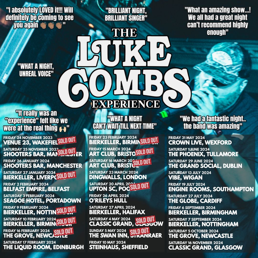 Luke Combs UK - A Tribute To Luke Combs