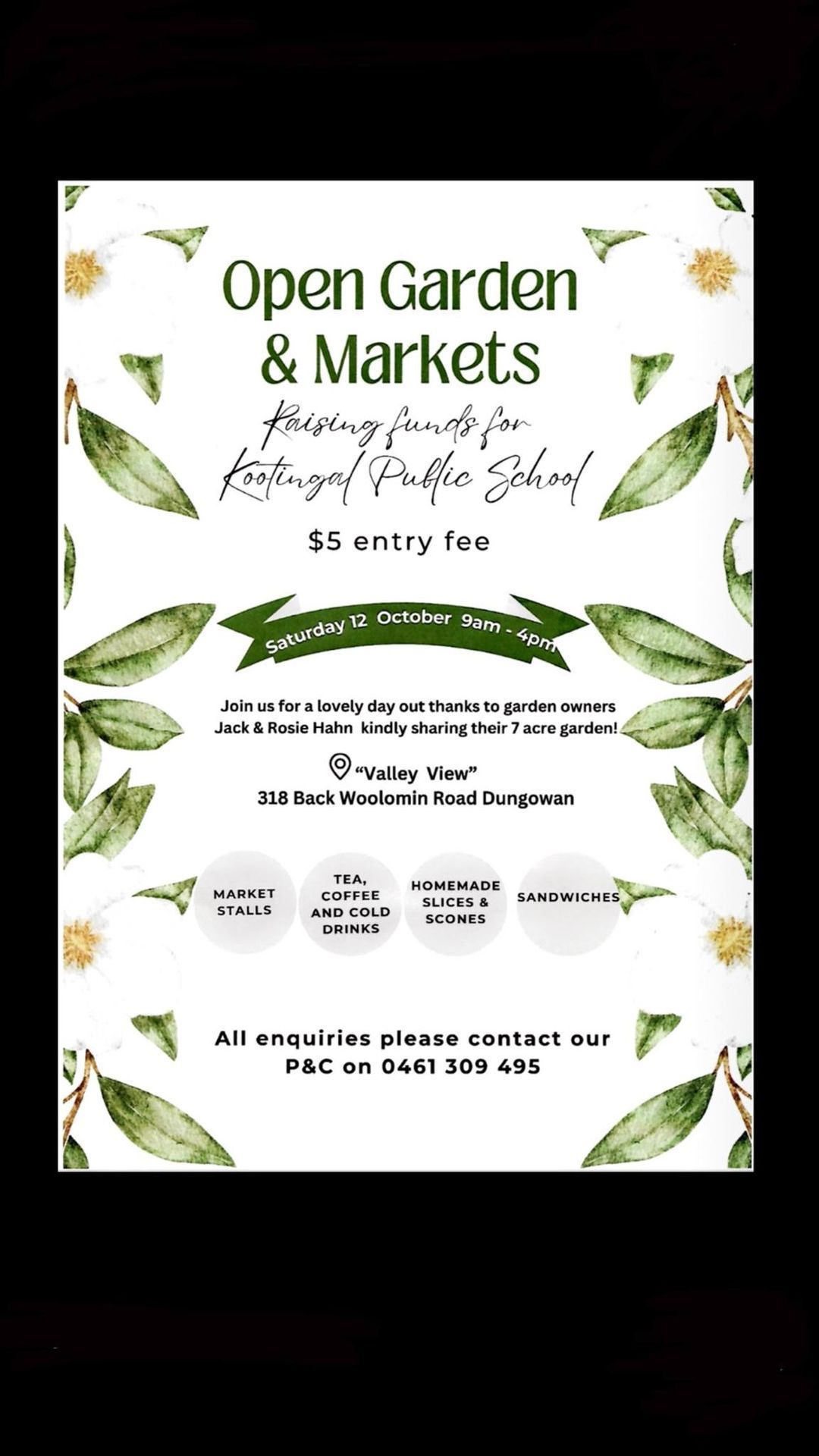 Open Garden and Markets