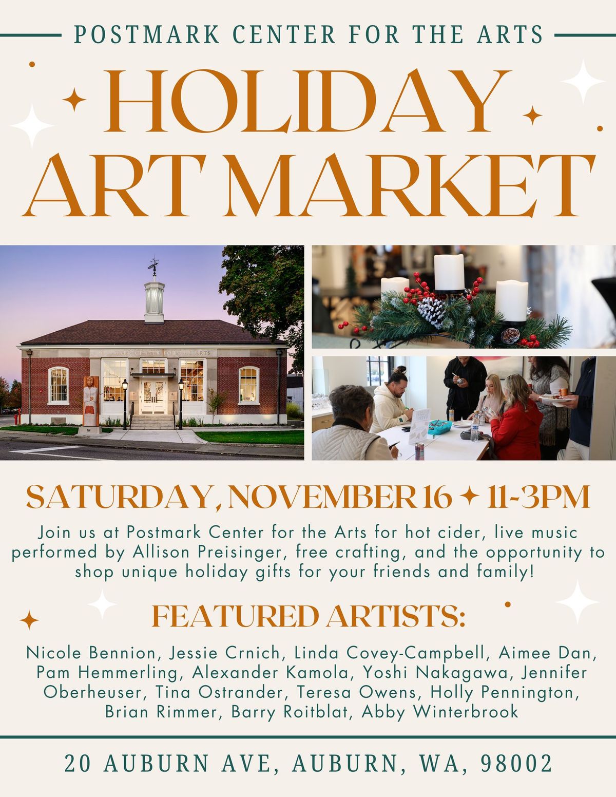 Postmark Holiday Art Market