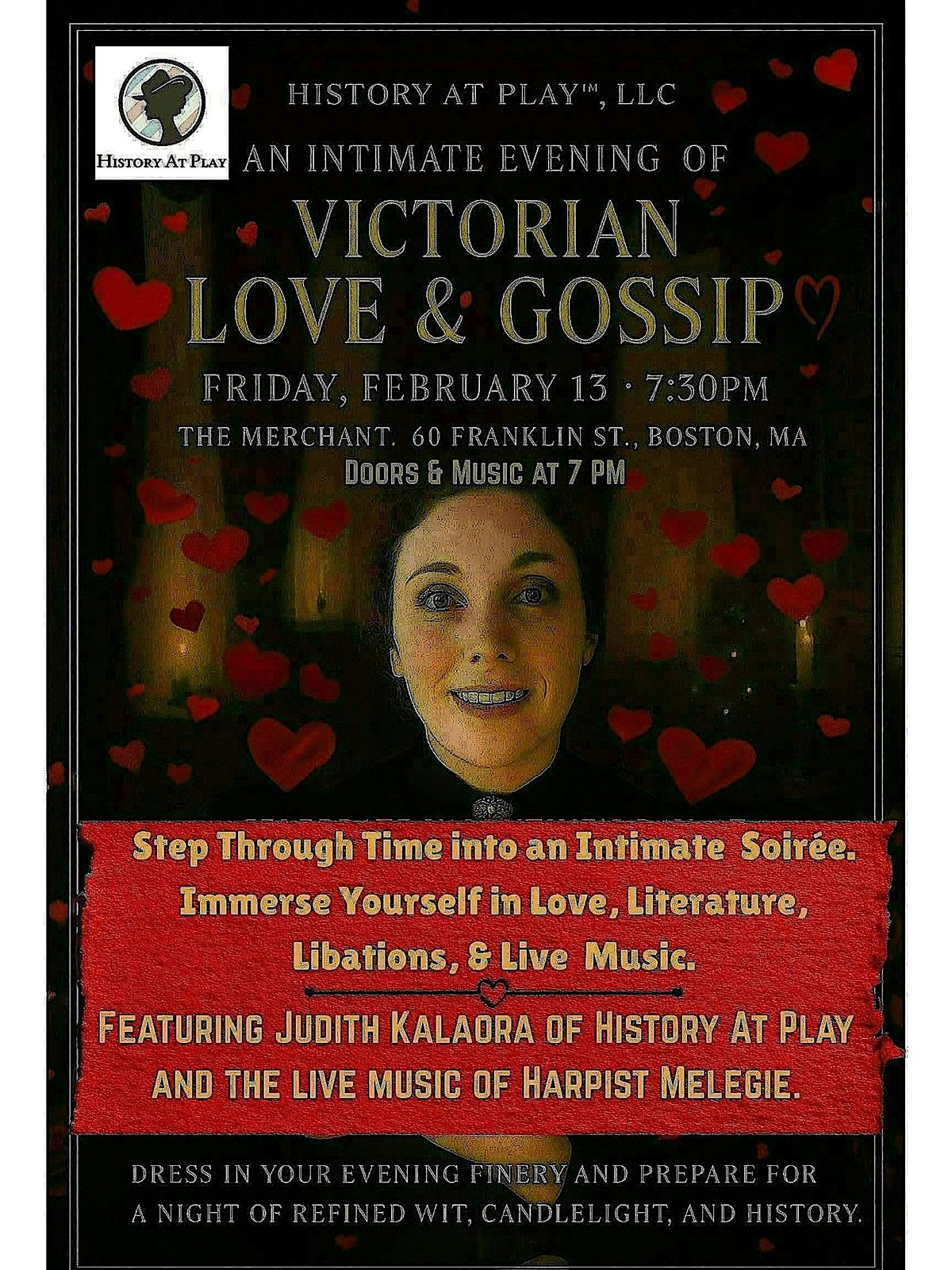 History At Play\u2122, LLC  presents Victorian Love & Gossip for Valentine's Day