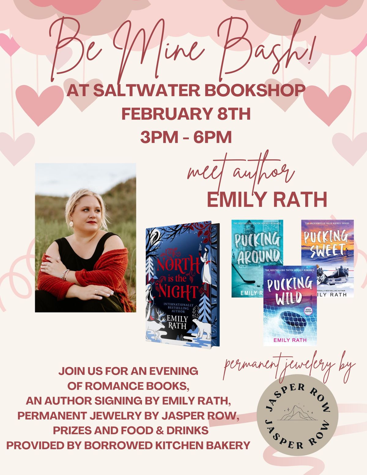 Be Mine Bash ft. author Emily Rath