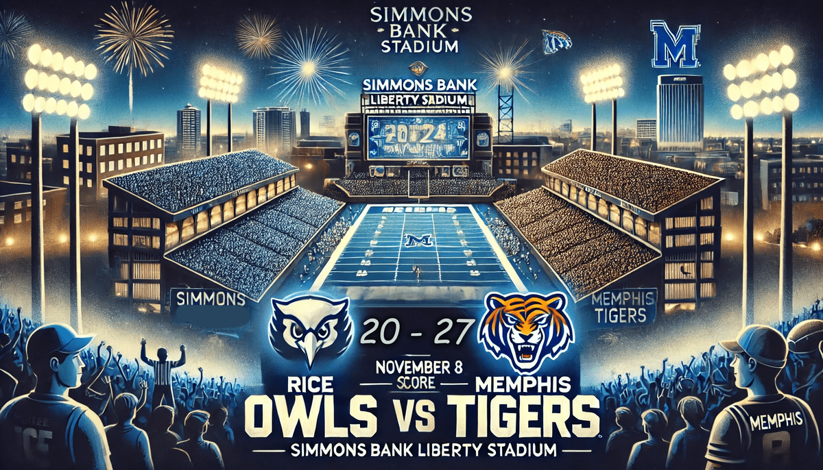 Memphis Tigers at Rice Owls Football at Rice Stadium