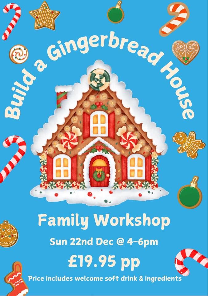 Family friendly Gingerbread house workshop