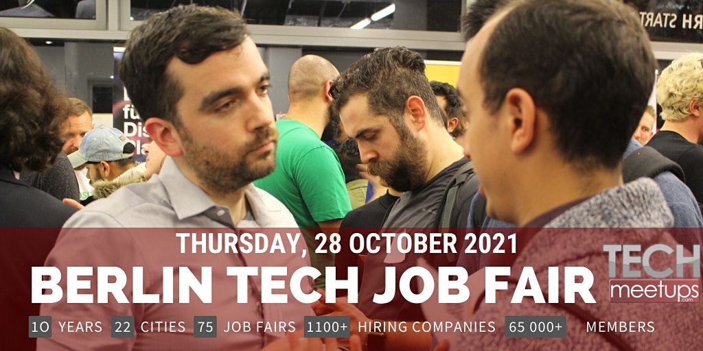 Berlin Tech Job Fair By Techmeetups
