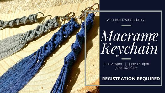 Adult Craft - Macrame Keychain