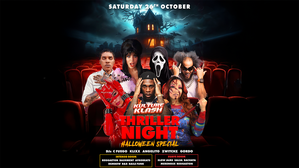 KULTURE KLASH: THRILLER NIGHT \u2013 THE ULTIMATE URBAN HALLOWEEN PARTY