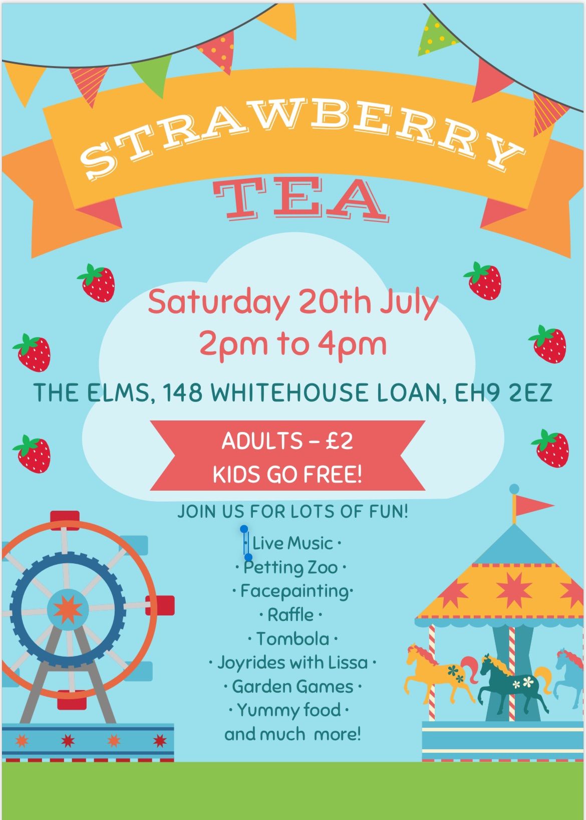 The Elms Strawberry Tea 