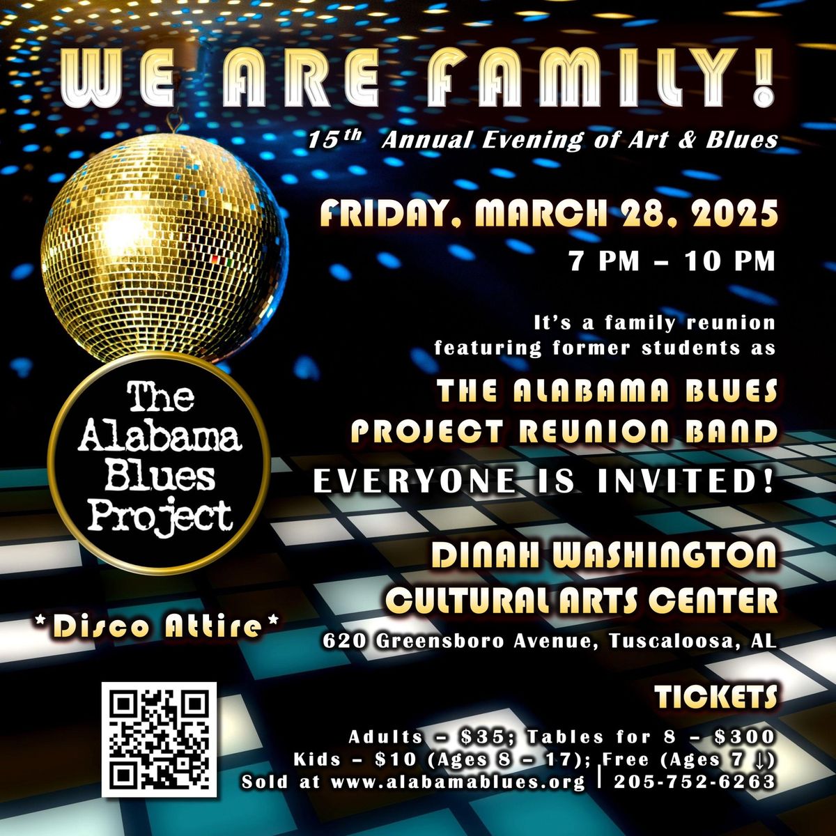 15th Annual Evening of Art & Blues:  We Are Family!