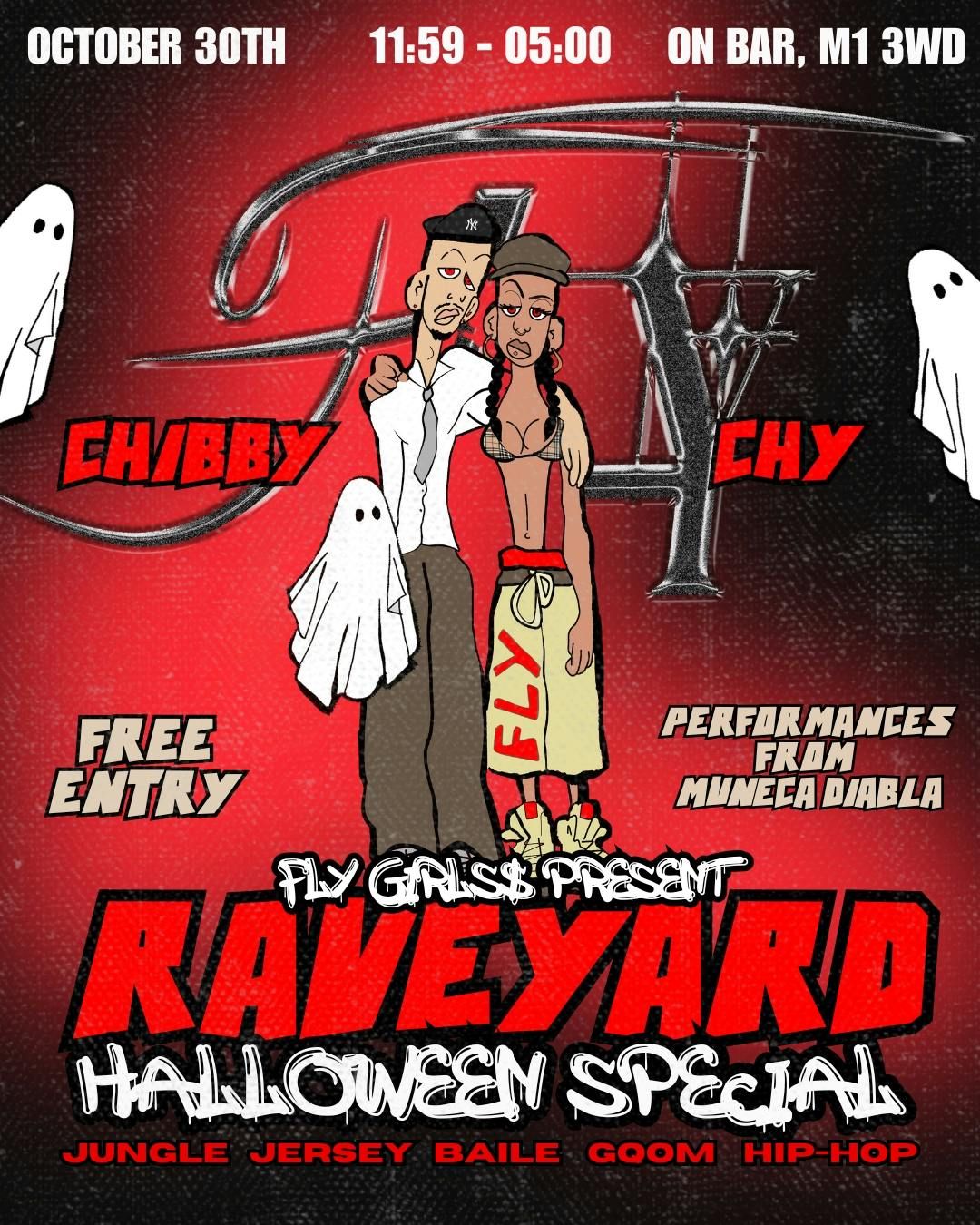 \ud83e\udea6\ud83d\ude08RAVEYARD - FLY GIRLS$ HALLOWEEN SPECIAL\ud83d\ude08\ud83e\udea6