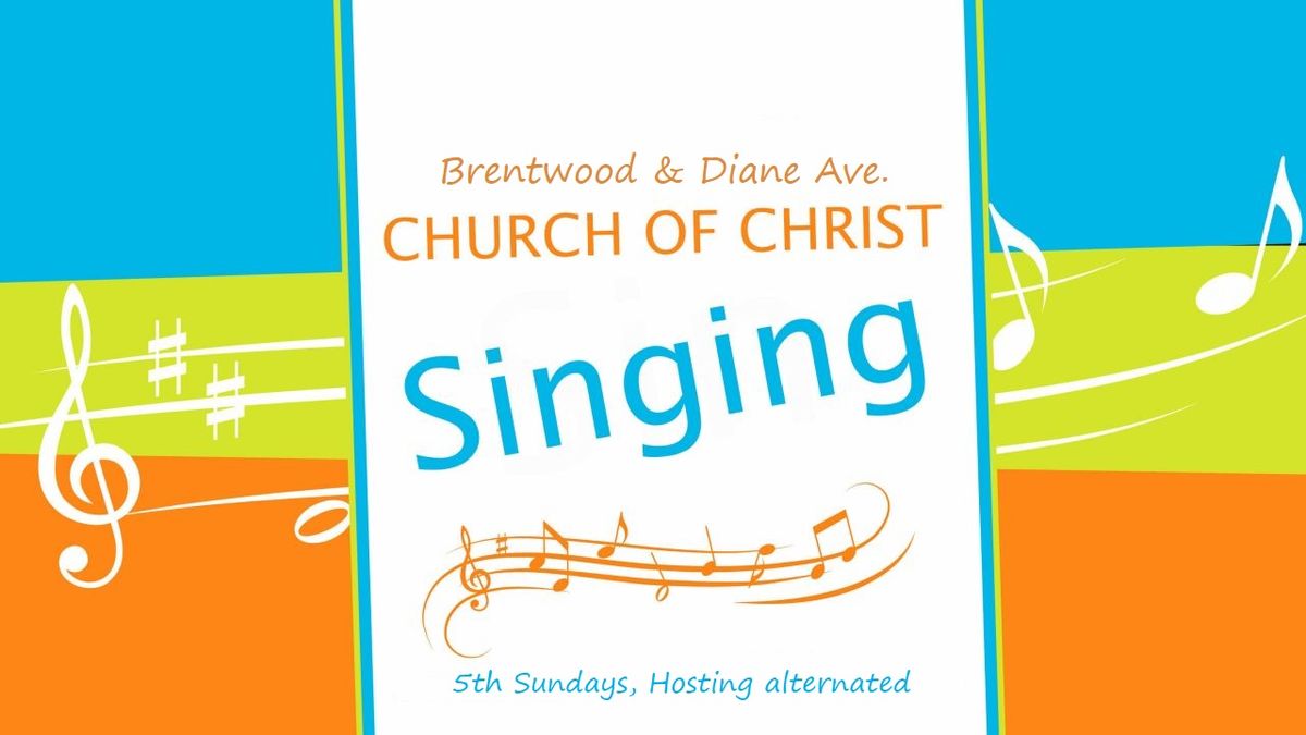 5th Sunday Singing