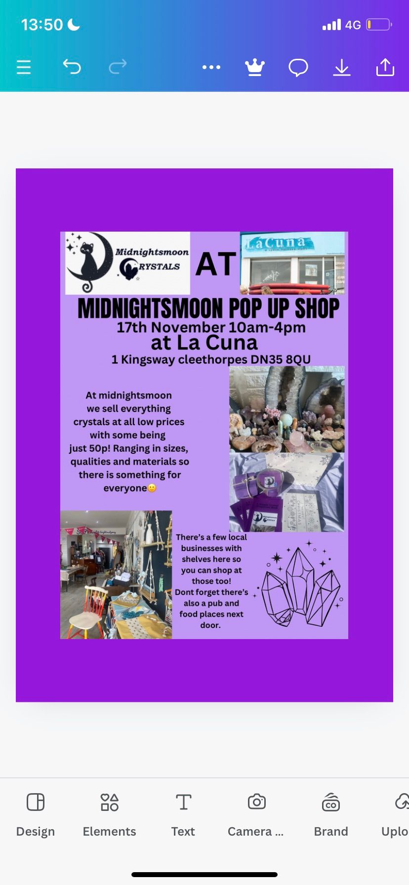 MidnightsMoon Crystals pop up shop\ud83d\udc9c