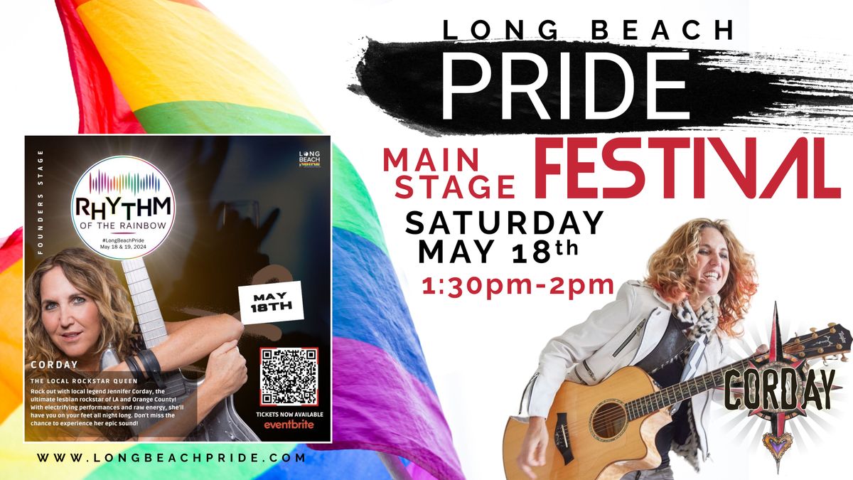 Corday Rocks the Long Beach Pride Festival