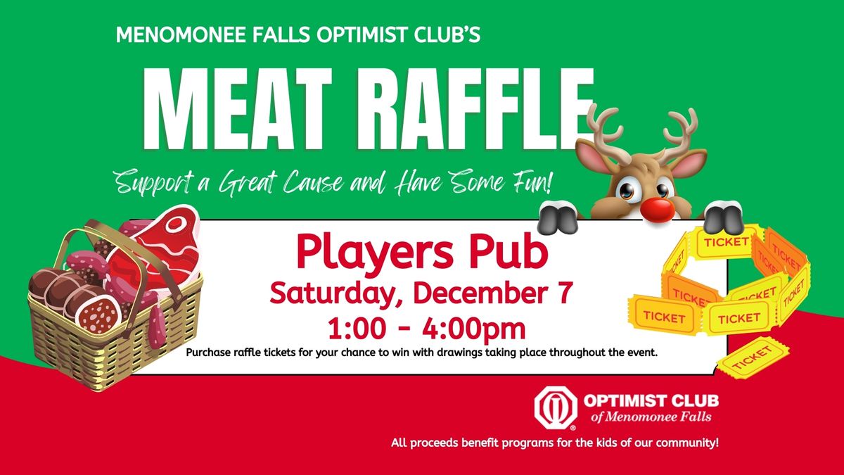 Optimist Club Meat Raffle at Player's Pub