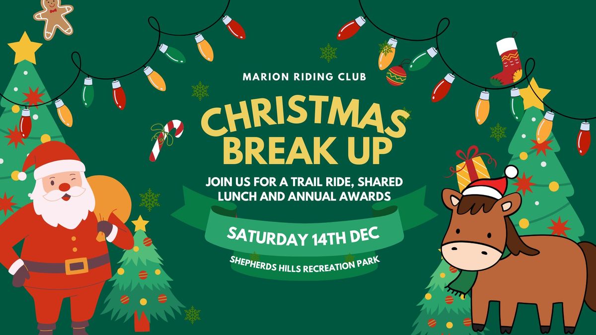 Christmas Break Up, Annual Awards and Trail Ride