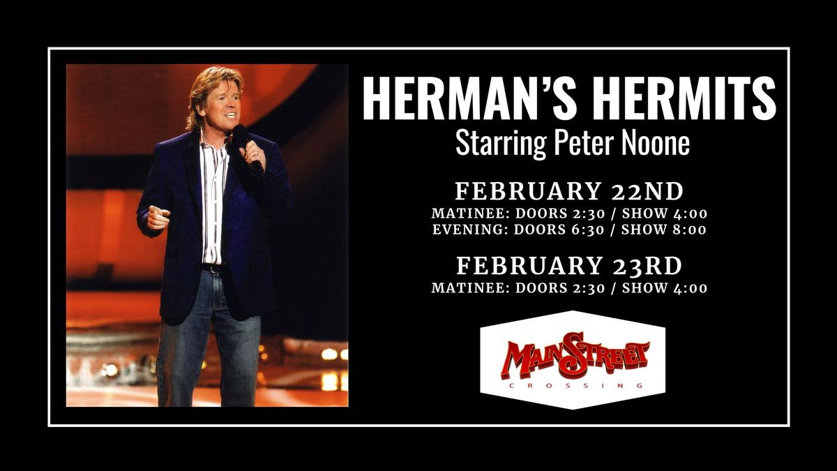 Herman's Hermits | Starring Peter Noone | LIVE at Main Street Crossing