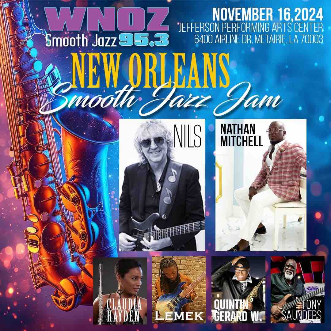 New Orleans Smooth Jazz Jam at Jefferson Performing Arts Center