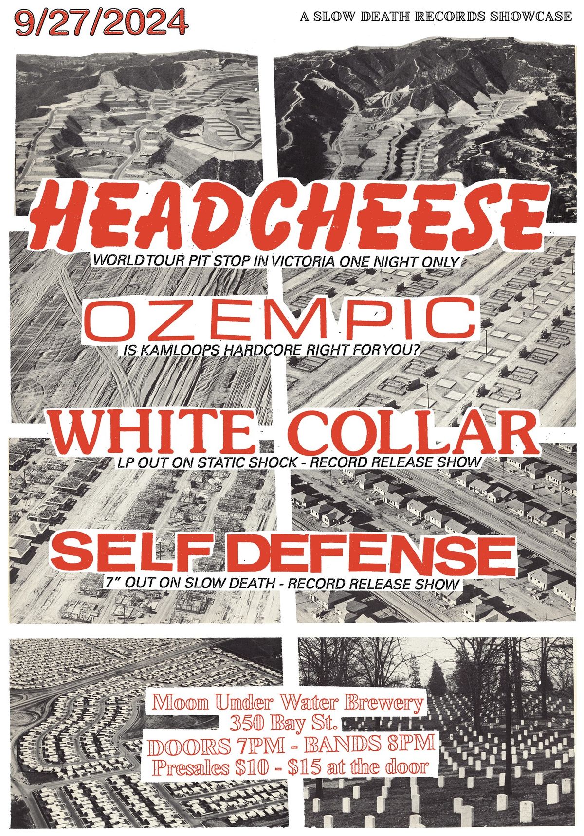 HEADCHEESE, OZEMPIC, WHITE COLLAR & SELF DEFENSE (VICTORIA)