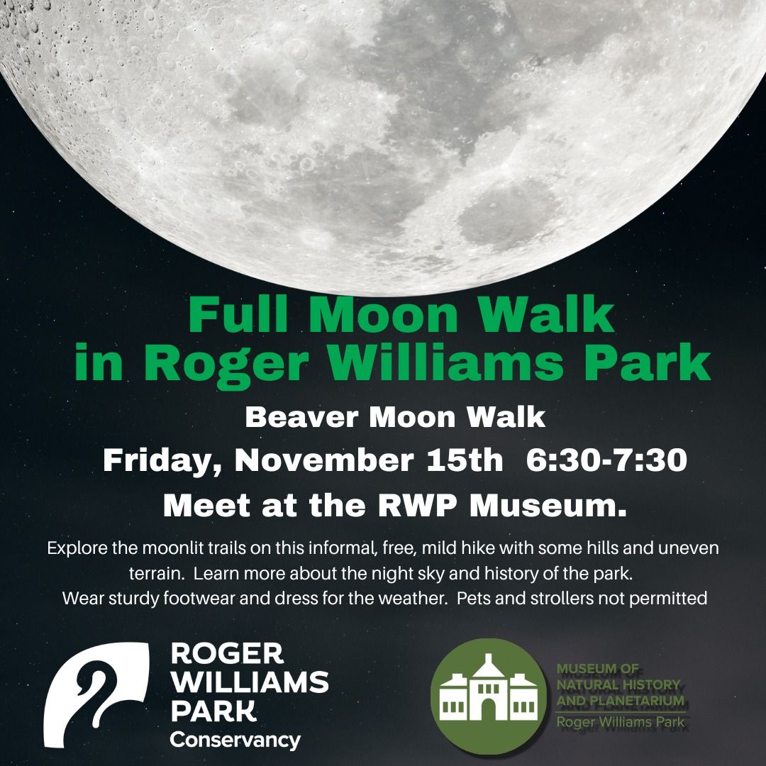 Full Moon Walk "Beaver Moon" in Roger Williams Park