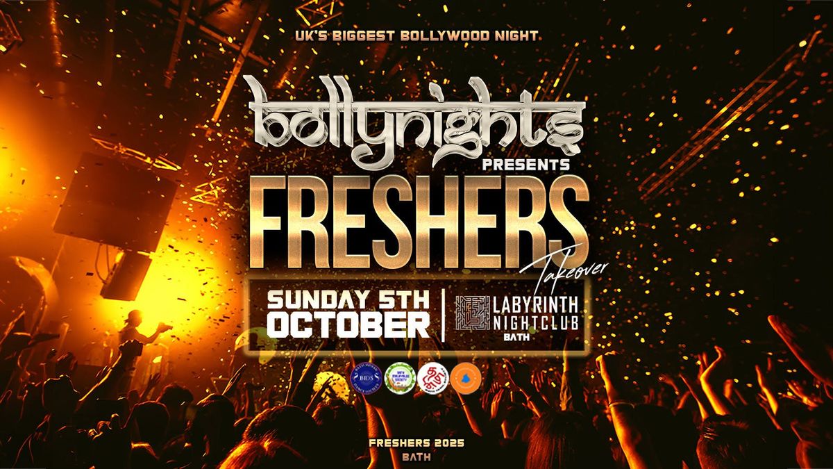 Bath Bollynights \u2013 Freshers Takeover | Sunday 5th October | Labyrinth Nightclub