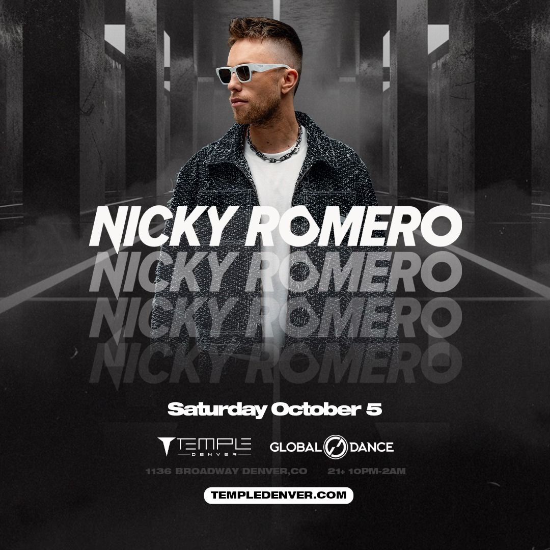 Nicky Romero Presented by Temple Denver & Global Dance