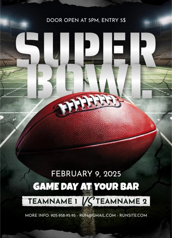 Superbowl Watch Party with Raffle