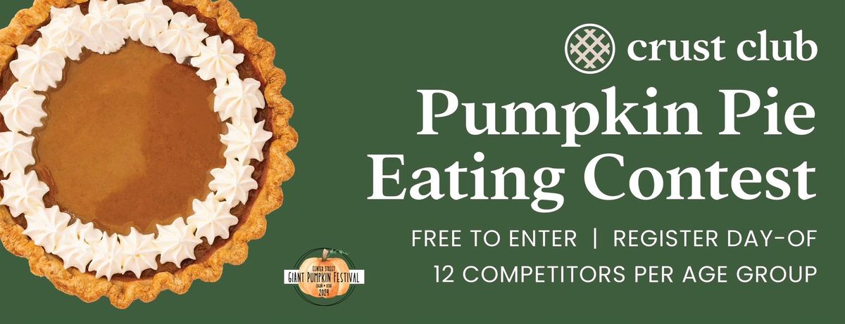 Crust Club Pumpkin Pie Eating Contest