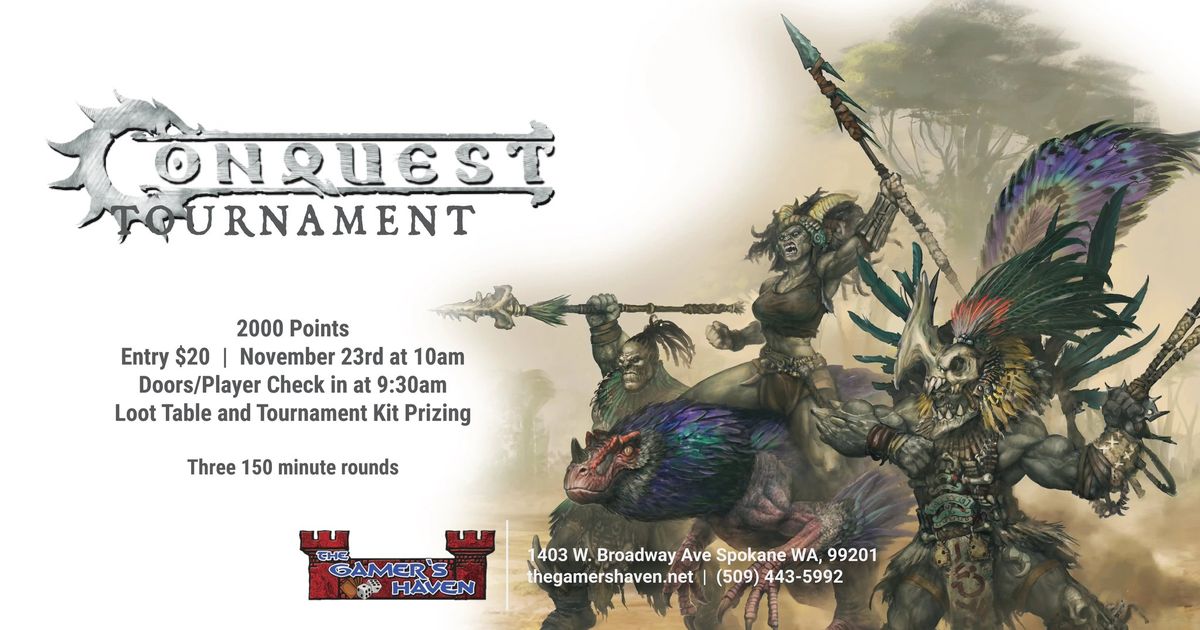 Conquest Last Argument of Kings 2,000pt Event