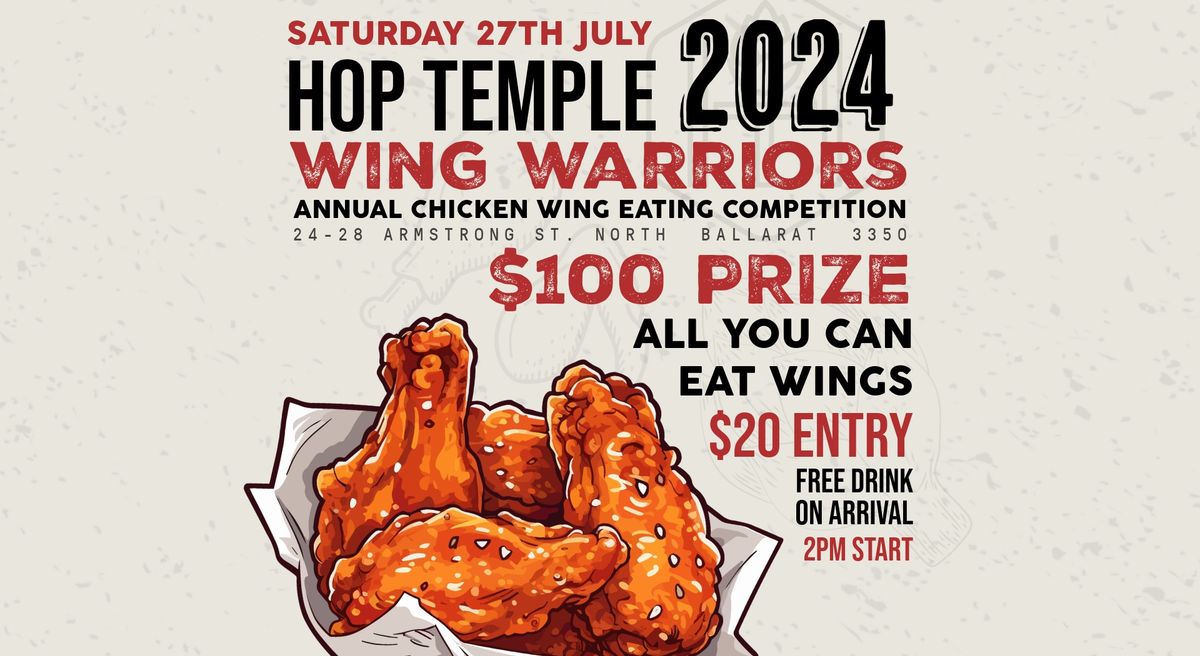 Hop Temple Annual Chicken Wing Eating Competiton