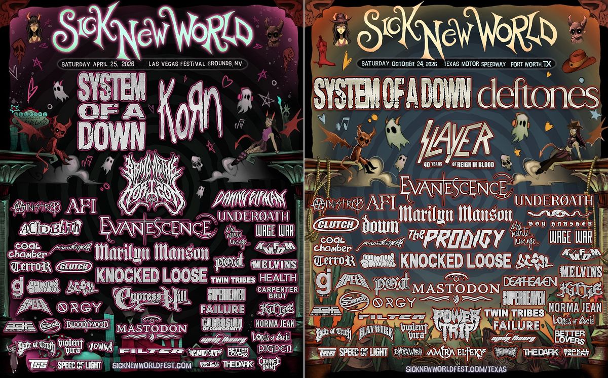 Sick New World Festival: System of a Down & Korn