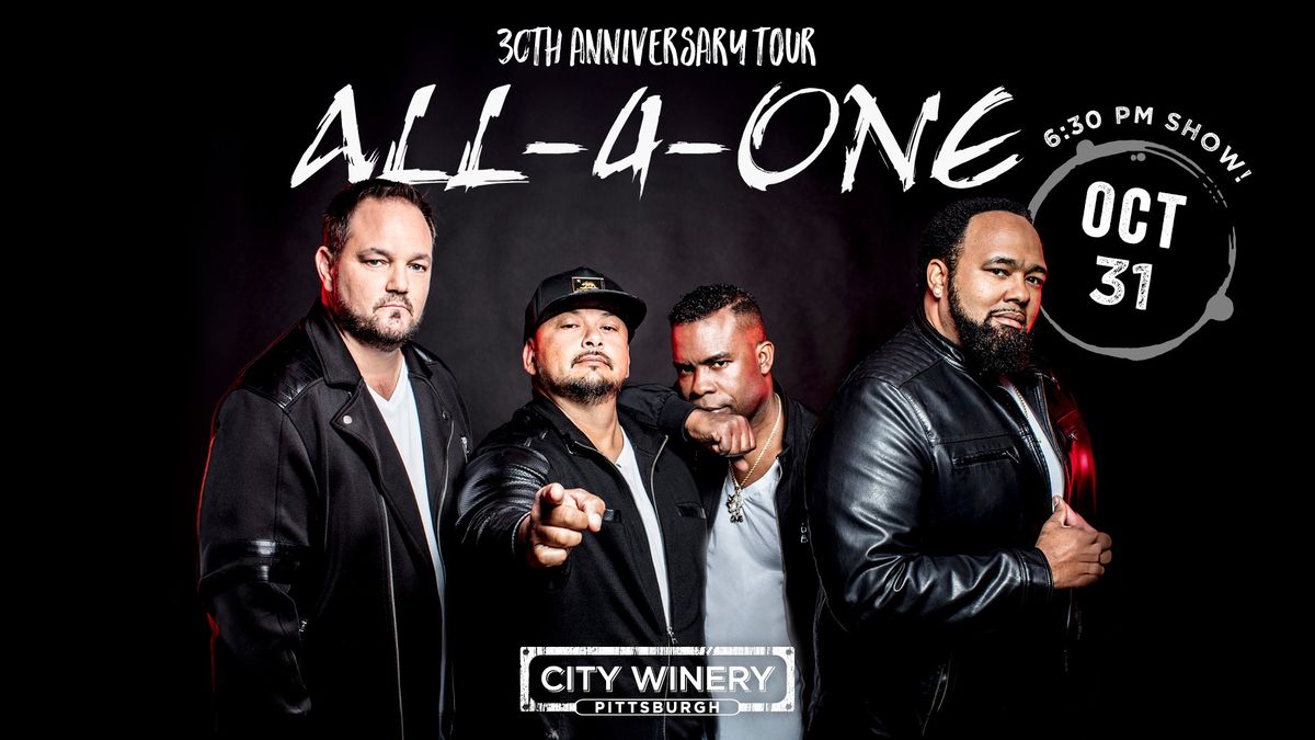 All-4-One - 30th Anniversary Tour at City Winery Pittsburgh