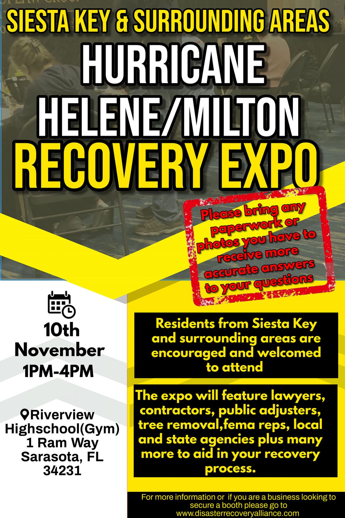 Siesta Key Hurricane Recovery Expo 