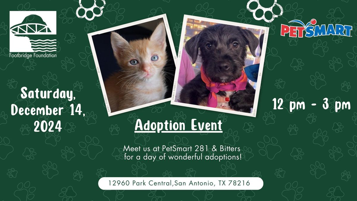 Adoption Event @ PetSmart 281 & Bitters 