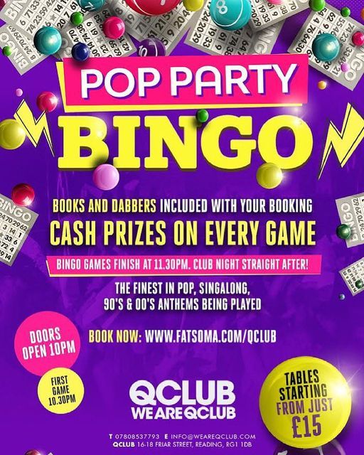 Pop Party Bingo Special!