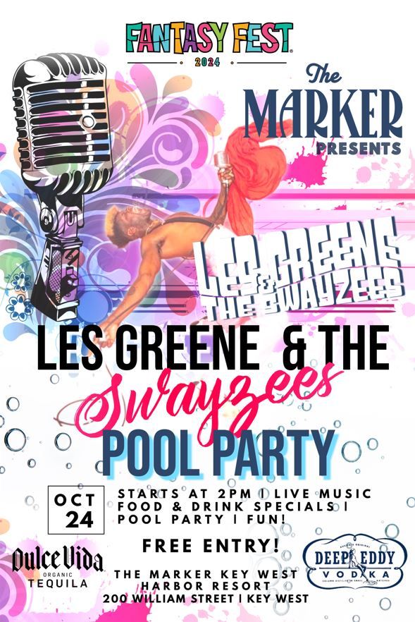 LES GREENE & THE SWAYZEES POOL PARTY 