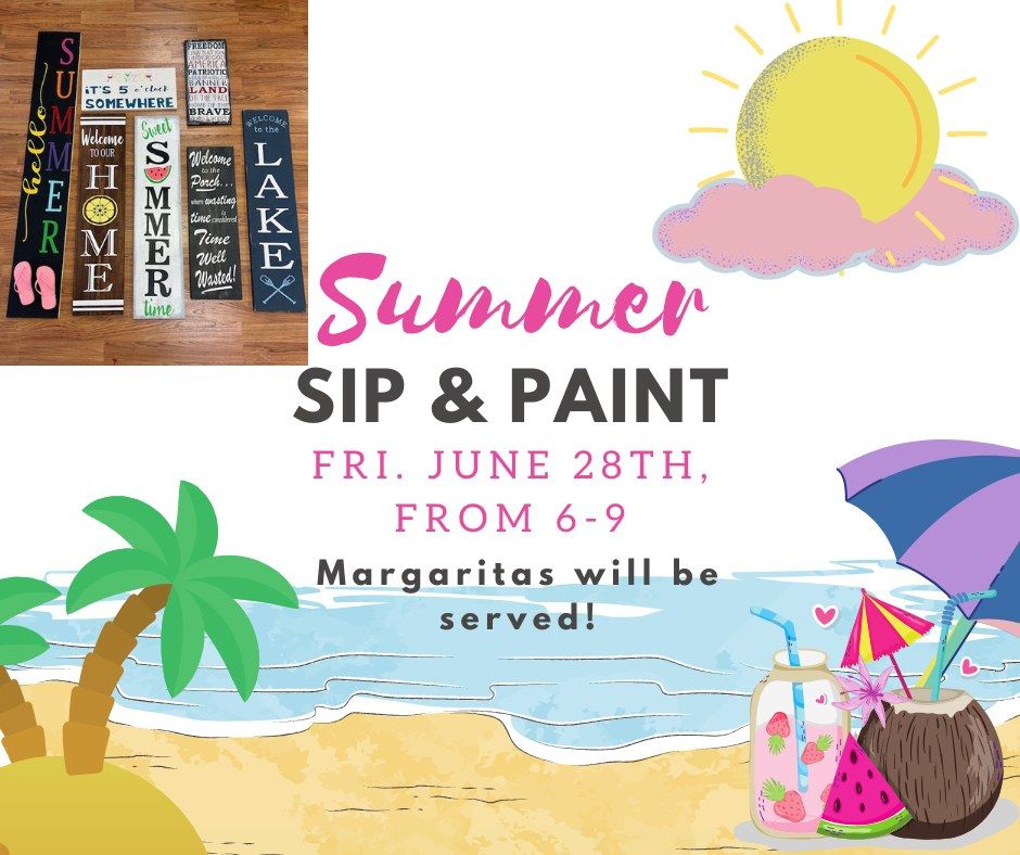 Summer Sip & Paint