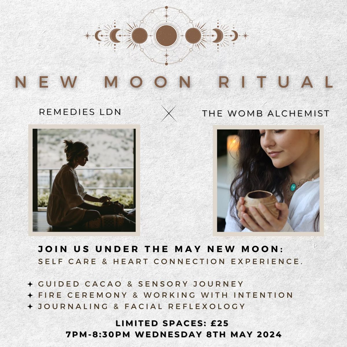 New Moon Cacao, Fire & Self Care Ceremony 