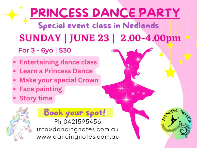 Princess Dance Party! Dance | Face Painting | Story time