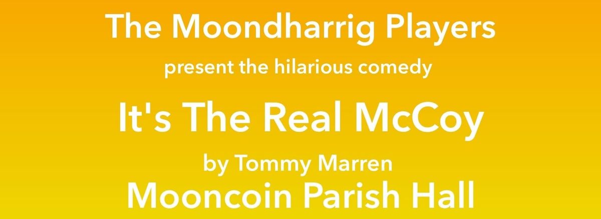 'It's The Real McCoy' by Tommy Marren 