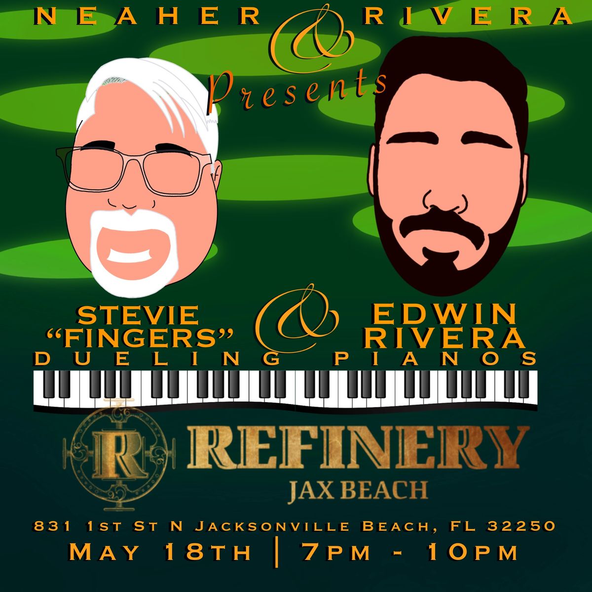 Stevie Fingers & Edwin Rivera: Duel @ Refinery Jacksonville Beach