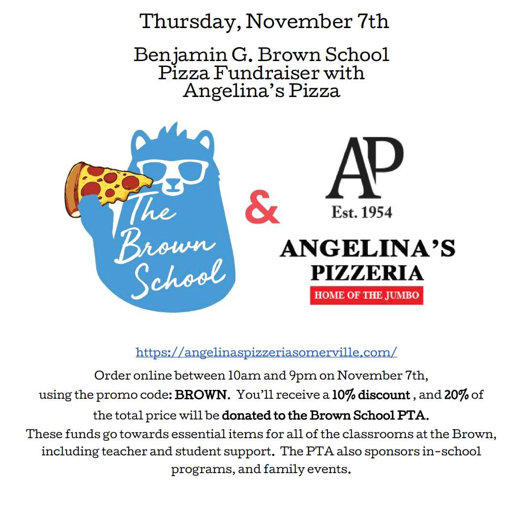 Pizza Fundraiser with Angelina's Pizzeria