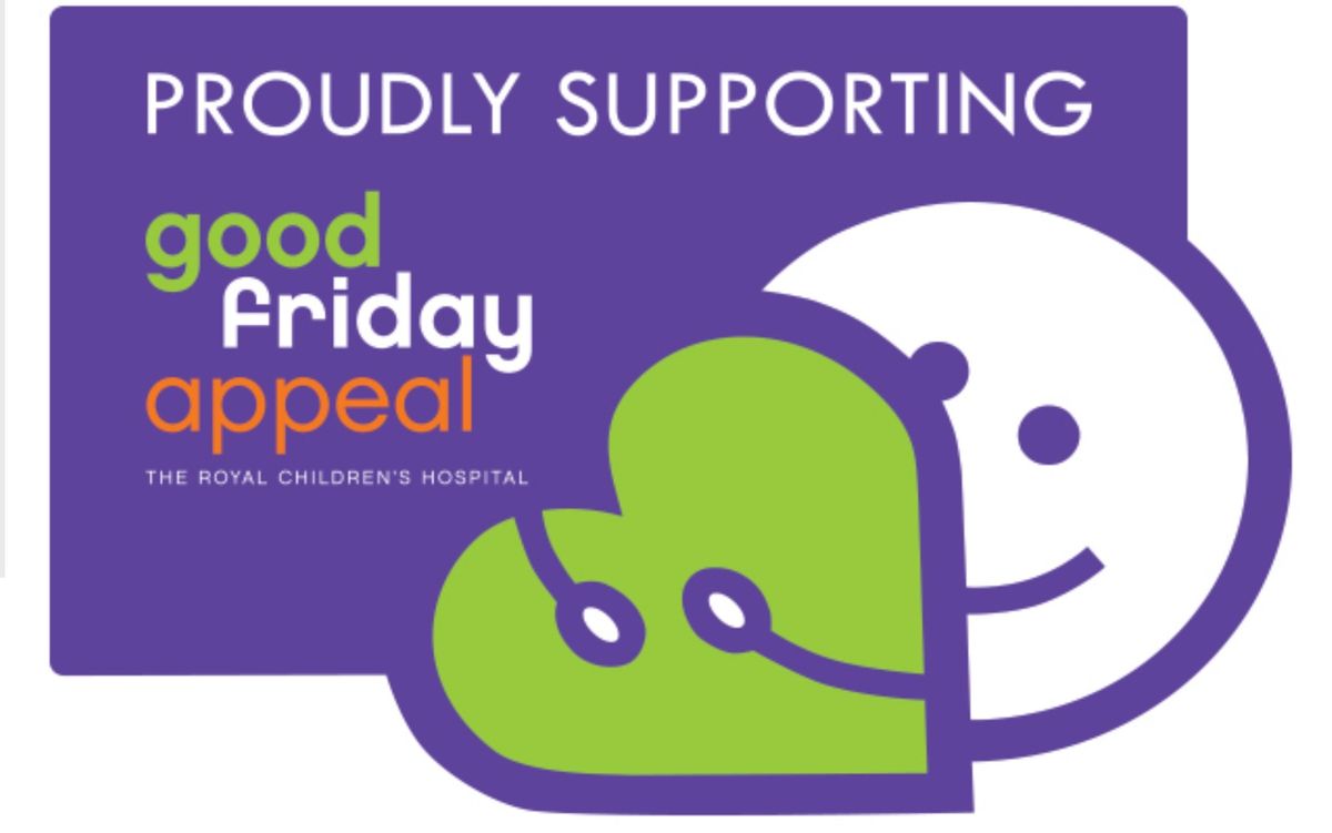 Fundraiser for the Royal Children\u2019s Hospital Good Friday Appeal