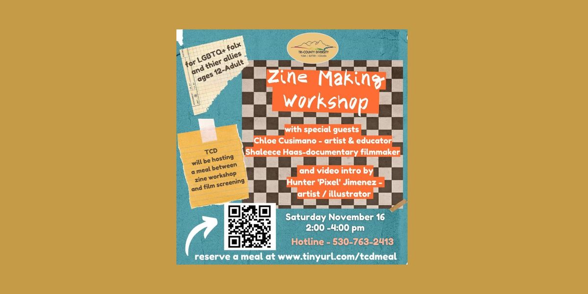 Zine Workshop *Special Guest Event*