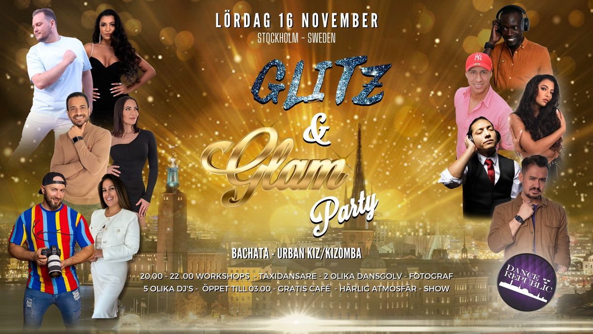 Dance Republic Glitz & Glam Party! L\u00f6rdag 16 November